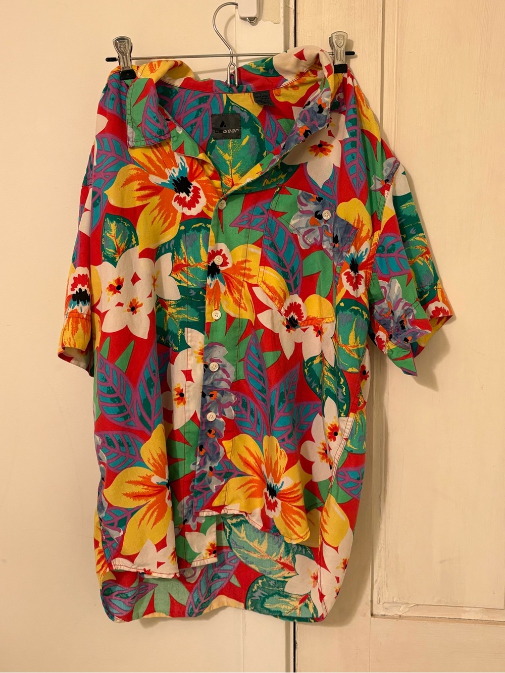 Vintage Lizwear Button Down Floral Shirt, Large